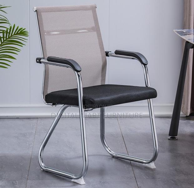 Black Chrome Framed Desk Chair - thumbnail 8