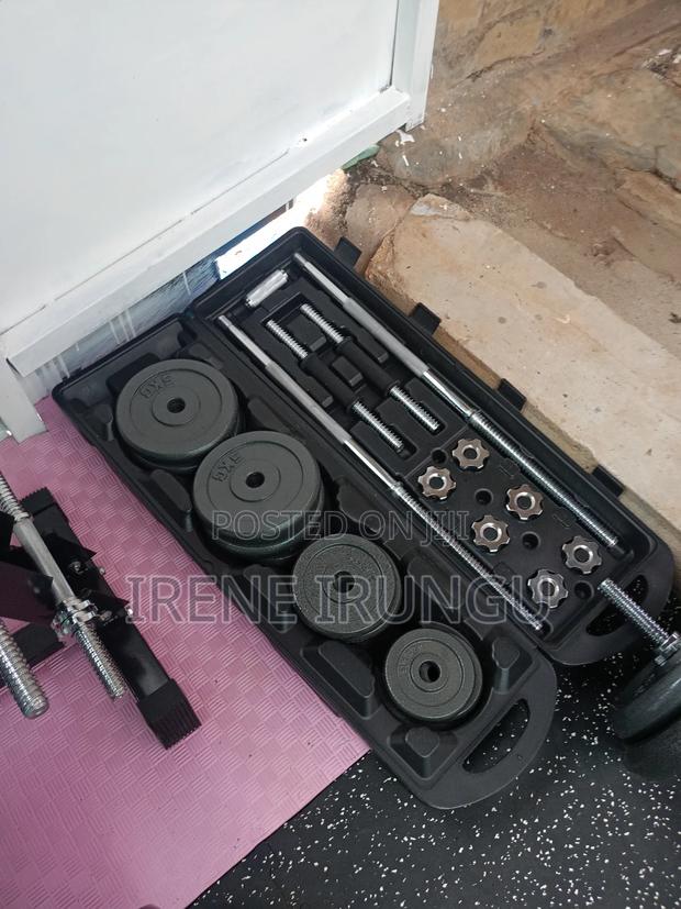 50kgs Dumbbell Set++ Long+ Short Barbell - main view