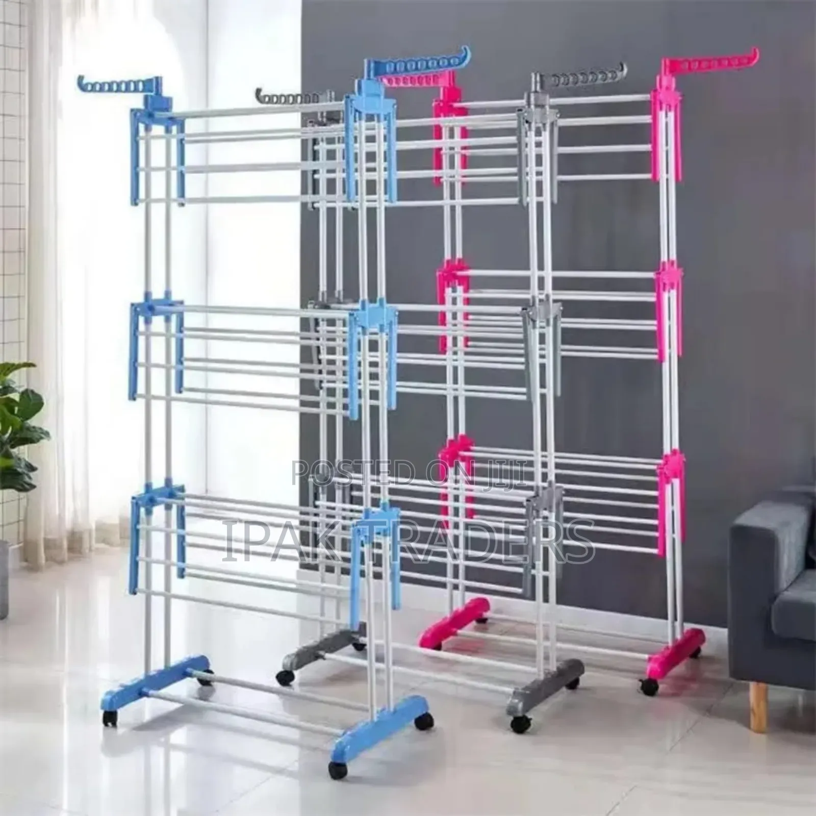 *3 Layer Portable / Movable Cloth Drying Rack*
