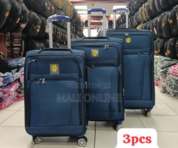3-Piece Prince Soft-Shell Spinner Luggage Set Travel Suitcase - thumbnail 2