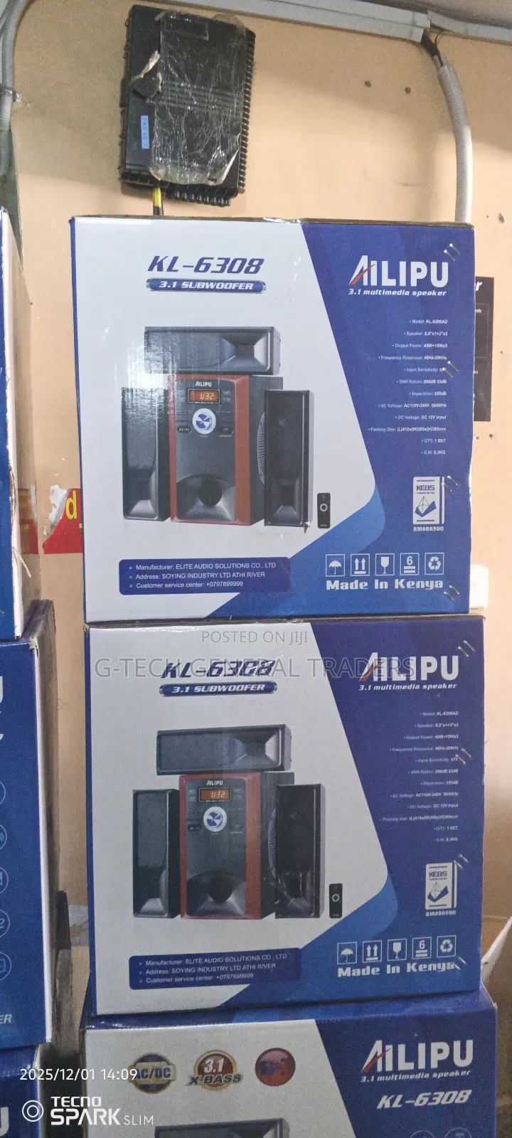 Ailipu 3.1 Multimedia Speaker Kl-6308 Subwoofer