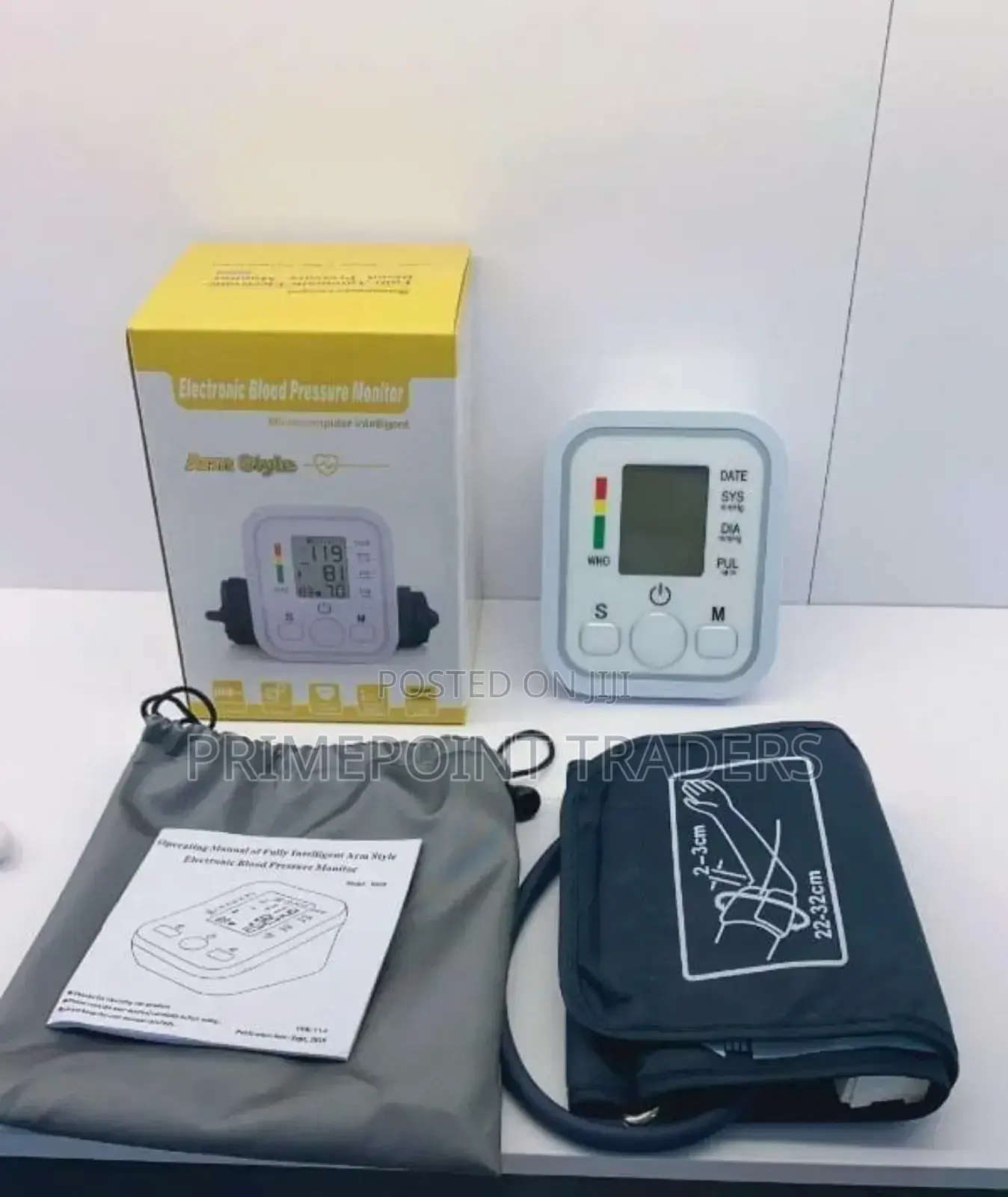 Automatic Upper Arm Blood Pressure Checking Device