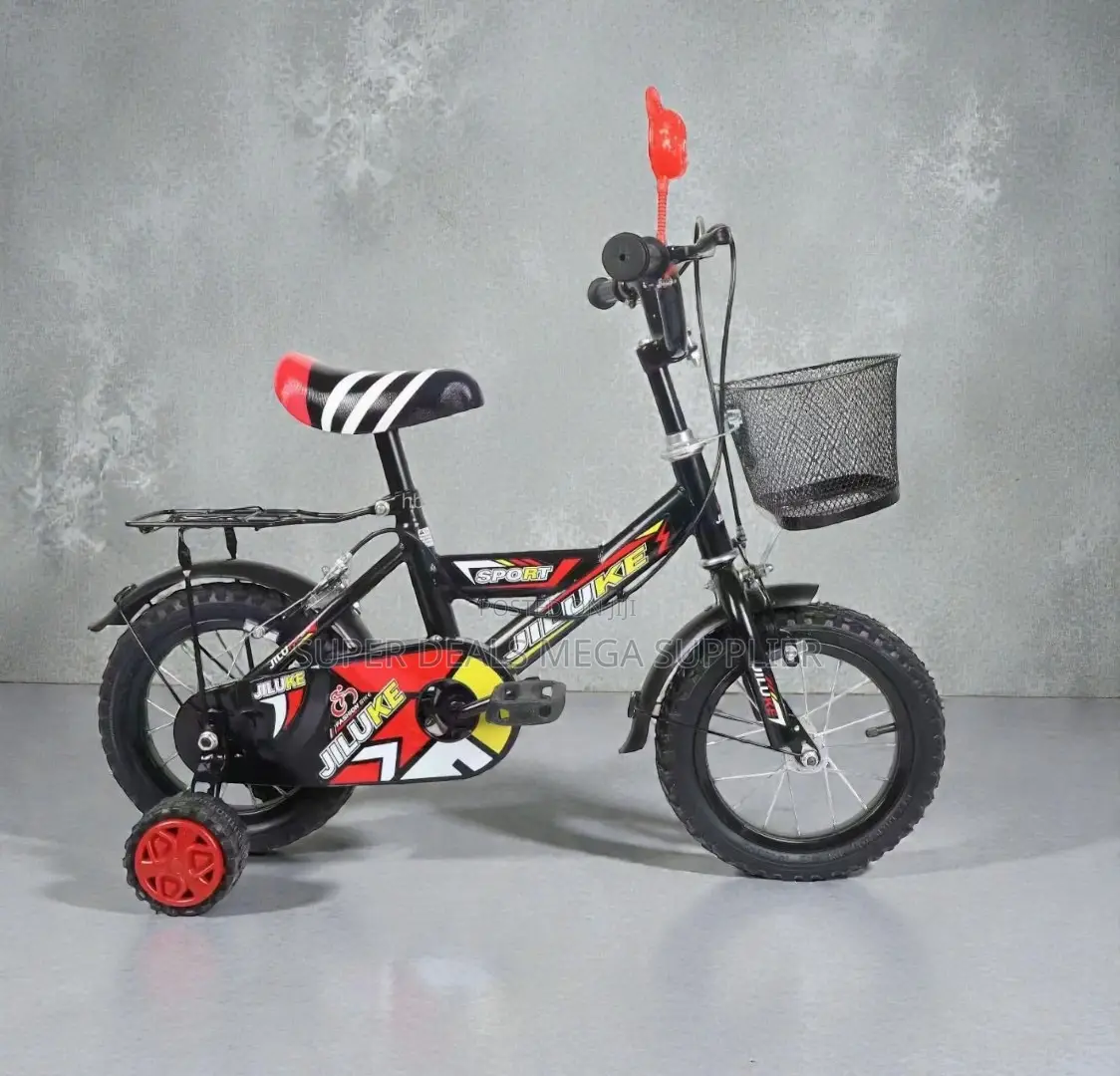 Front Basket and Comfy Seat 12,14,16 Inch 2-11 Yrs Children Kids Bike