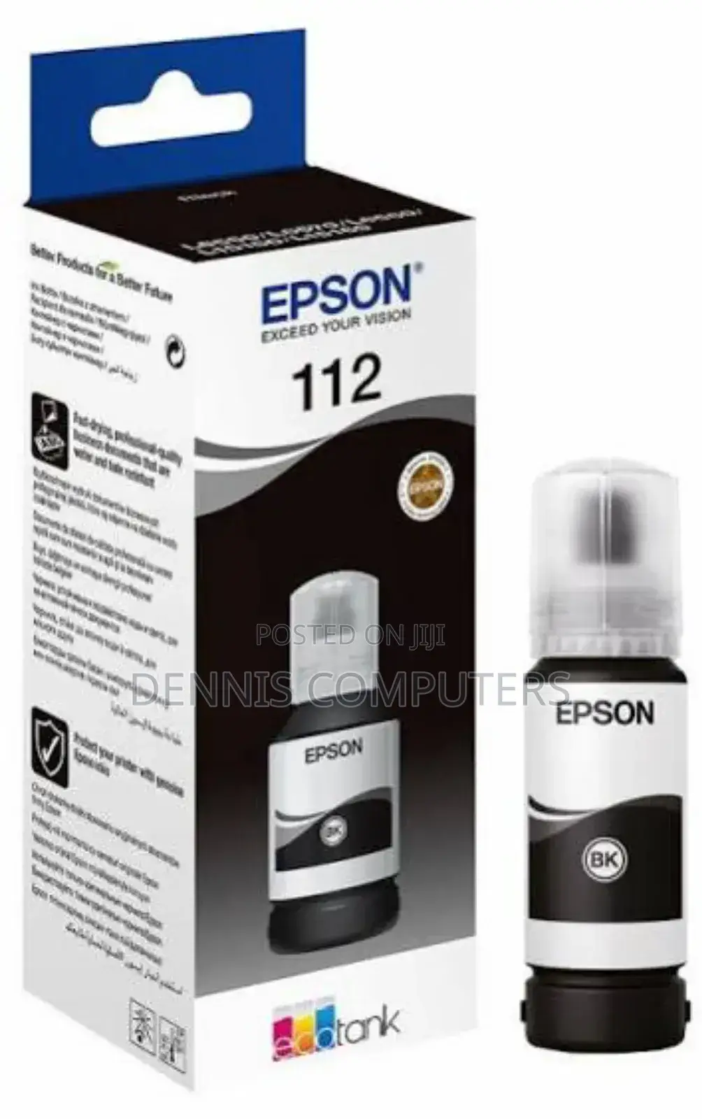 Ink Cart Epson 112 Black 127ml