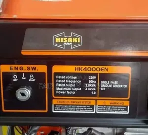 Hisaki Japan Power Generator 3.8kva
