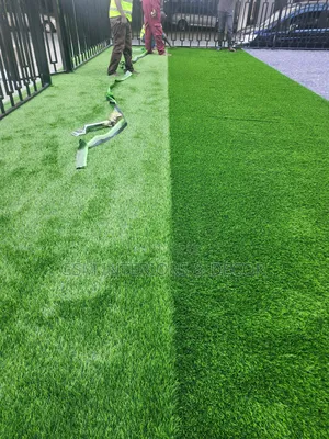 Artificial Green Grass Carpets on Cabro Floorings