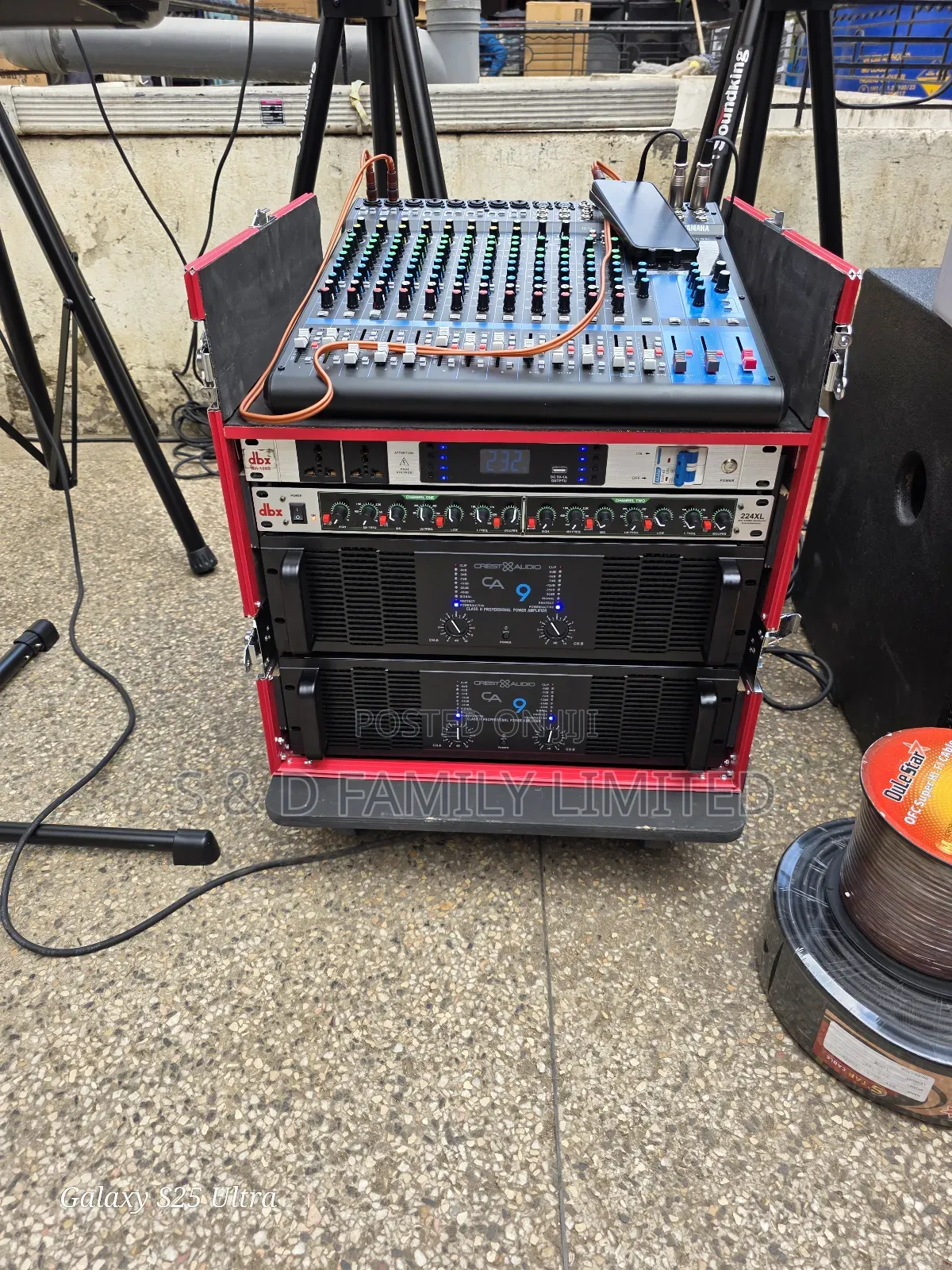 9u Complete Rack Pa System
