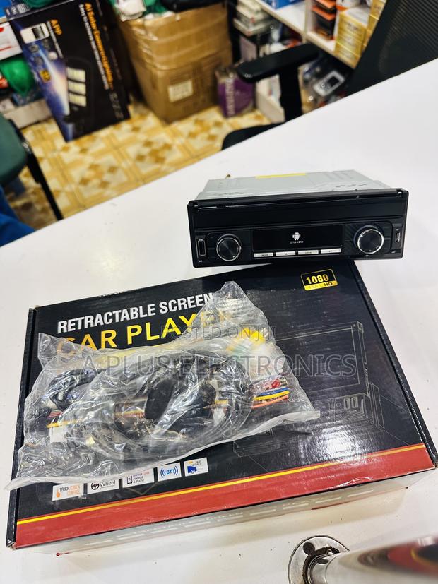 7 Inch Retractable Multimedia Car Audio Receiver With Bluetooth Usb - main view