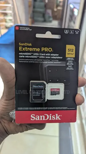 Sandisk Extreme Pro SDHCTM and SDXCTM Uhs-I Card – 512gb