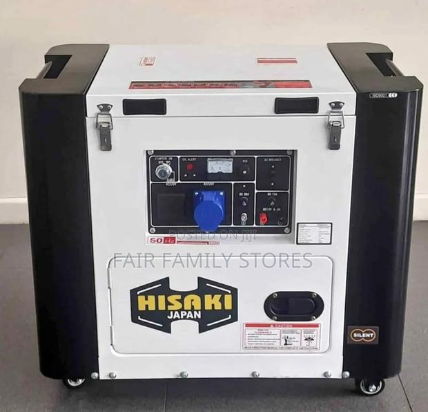 Hk8000sna Hisaki Japan Diesel Generator Aircooled Rated Output 10kva *
