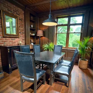 Black Java Dining Table Sets (6 Seater)
