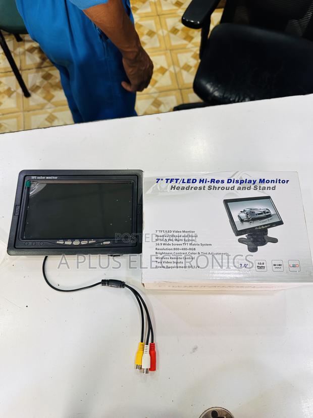 7" TFT/Led Hi-Res Display Monitor - main view