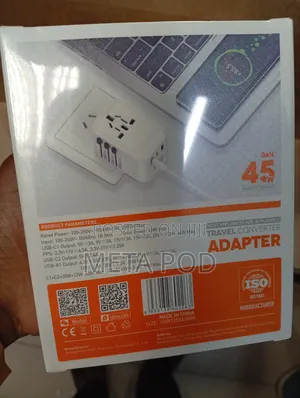 Ldnio 45w 8a Universal Travel Adapter (Uk/Us/Au/Eu)