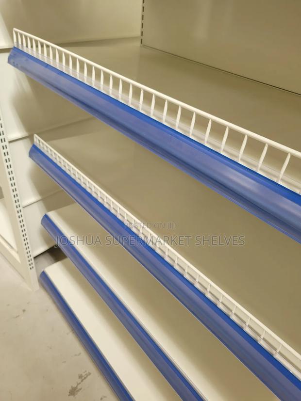 Adjustable Supermarket Double Shelves – Heavy Load Capacity - thumbnail 3