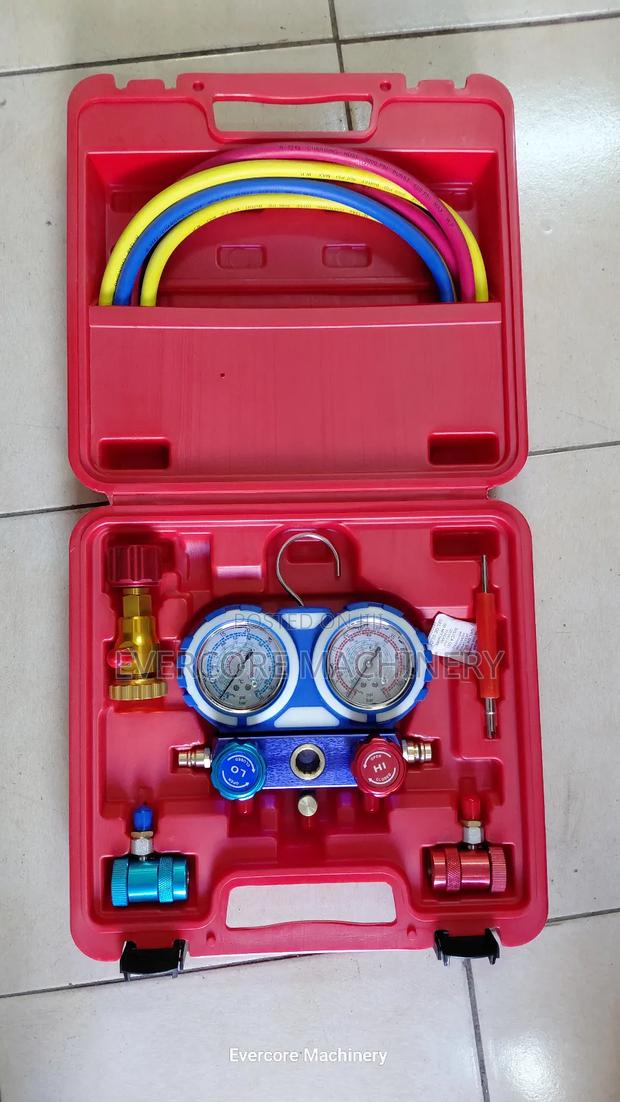 Premium Heavy Duty Ac Manifold Gauge Set /Ac Meter.