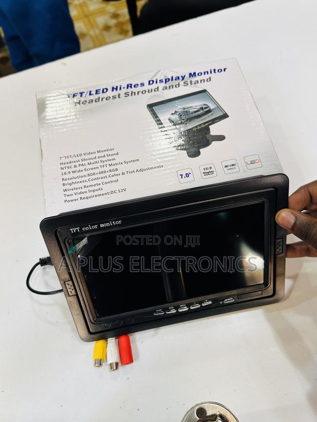 7 Inch Car Monitor TFT LCD Rearview Display