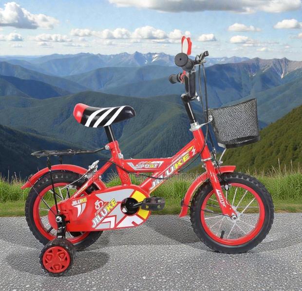 Sturdy Frame 16 Inch 3-7 Years Children Kids Bike With Support Wheels
