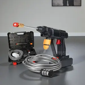 Portable High Pressure Washer Gun With Lithium Ion Battery and Hose