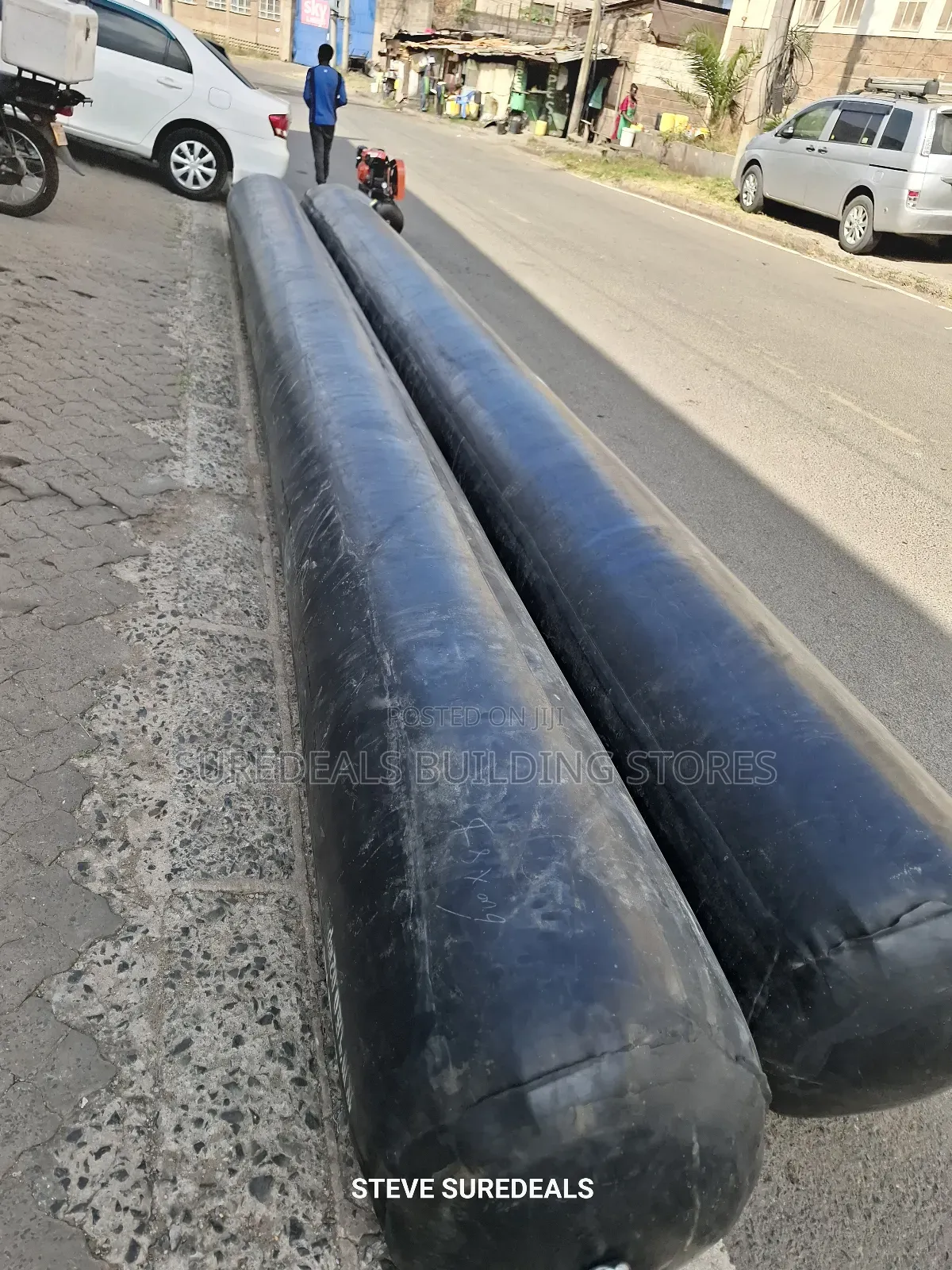Inflatable Rubber Culvert Balloons, 600mm * 9mtrs