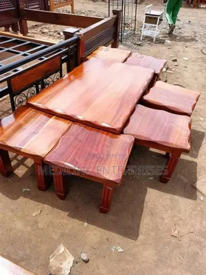 Solid Wooden Coffee Table Set