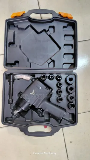 Heavy Duty Half Inch Impact Wrench Machine With Accessories.