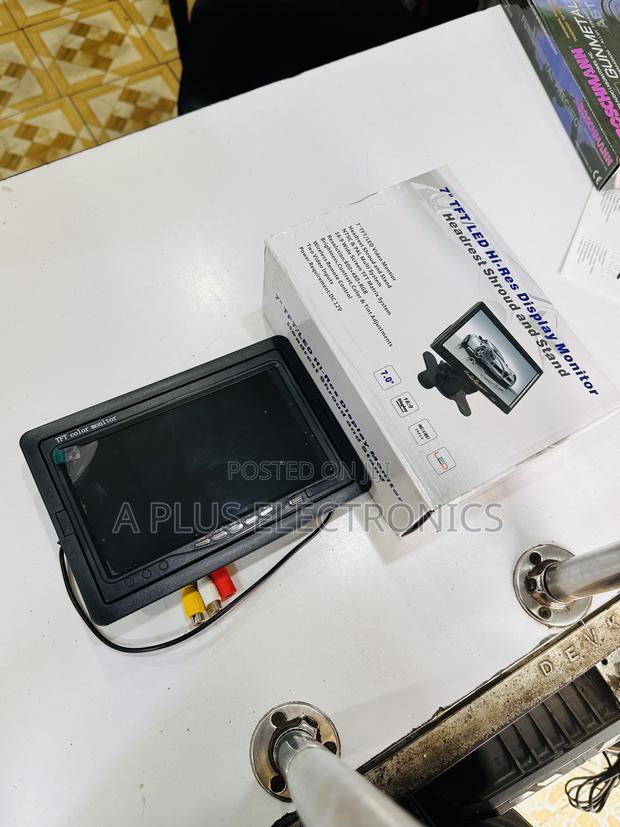 7 Inch High Resolution Headrest Monitor - main view