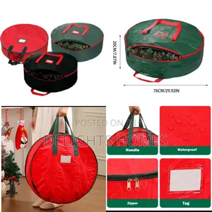 Christmas Wreath/ Garlands Storage Bag