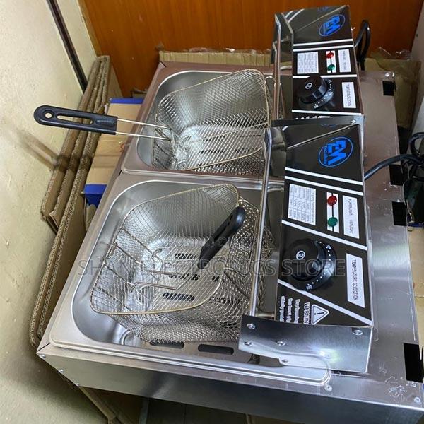 High Quality Commercial Electric Double Deep Fryer Twin