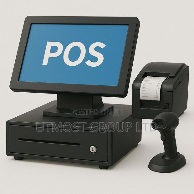 Premium Pos Hardware Kit – Cash Drawer + Scanner + Printer - main view