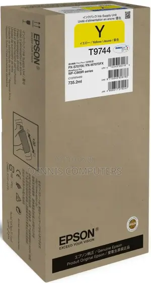 Epson T9744 Yellow XXL Ink Cartridge for Wf-C869 Service
