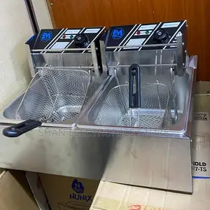 Affordable 6l+ 6l Commercial Double Stainless Steel Deep Fryer