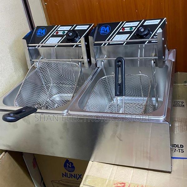 Affordable 6l+ 6l Commercial Double Stainless Steel Deep Fryer