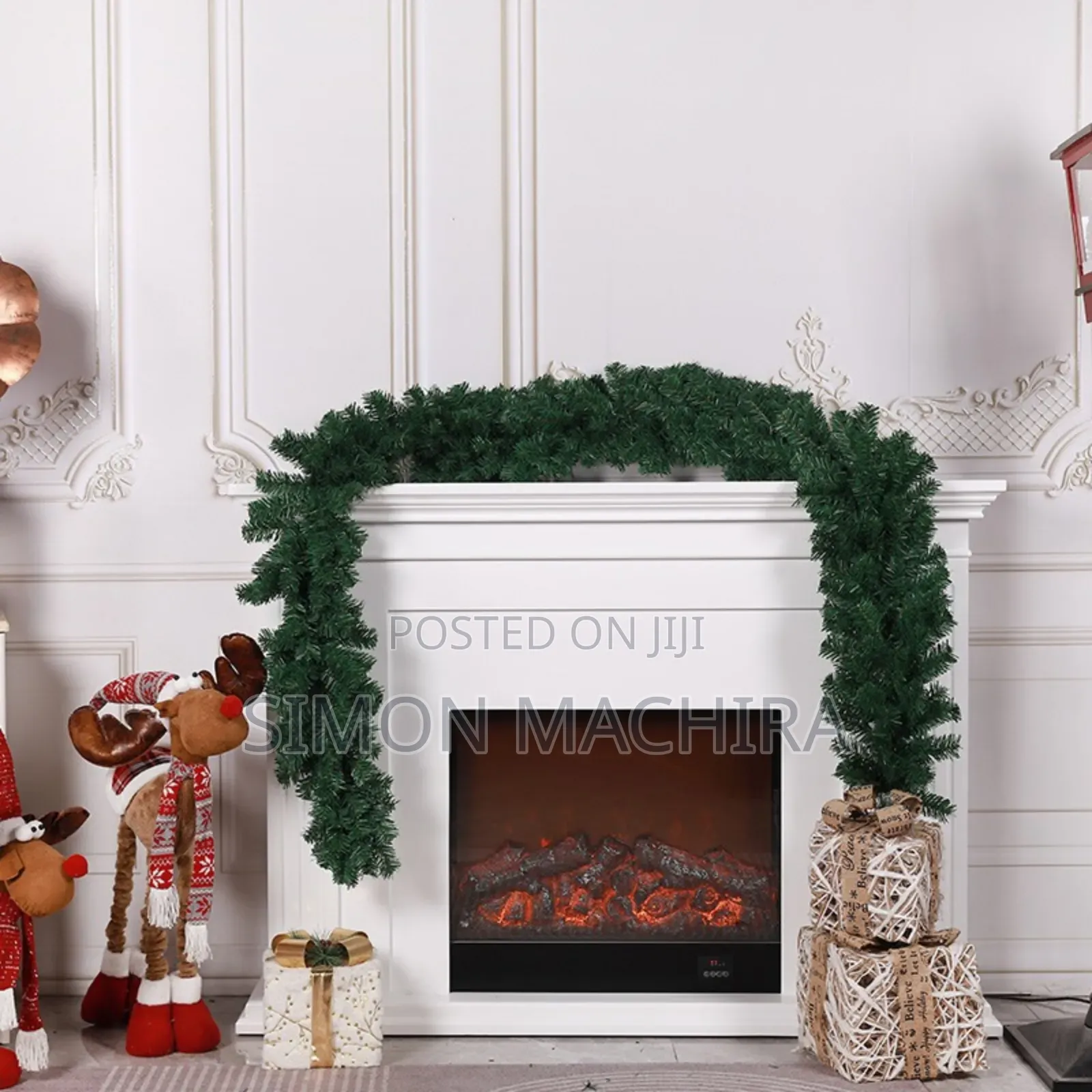 Christmas Pine Wreath 2.7m Garland