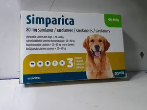 Simparica 80 Mg Chewable Tablets 20-40kg Flea Ticks. ( 1 Tablet )