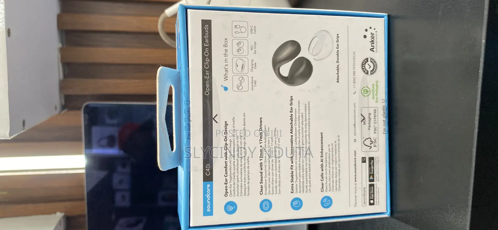 Soundcore C40i Open-Ear Clip-on Earbuds