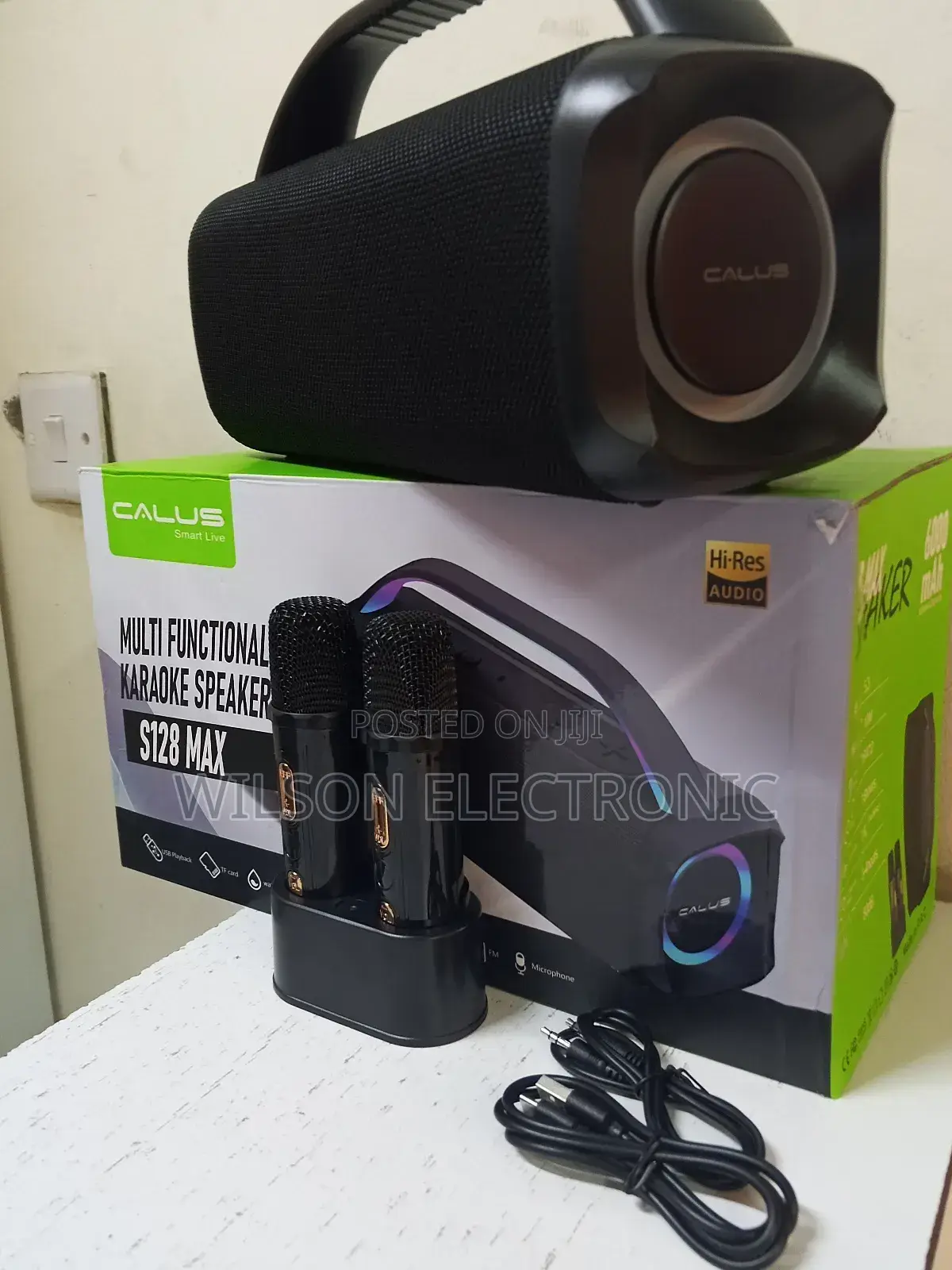 Calus Karaoke Potable Speaker With 2 Microphone