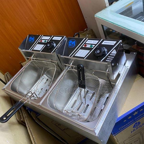 Double Commercial Electric Deep Fryer Imported 12l