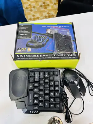 5 in 1half Hand Gaming Keyboard and Mouse Combo