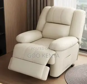 Home Sofa; Modern Leather Living Room Recliner With Extendable Design