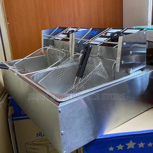 Professional Double Restaurant Electric Deep Fryer 12 Liters