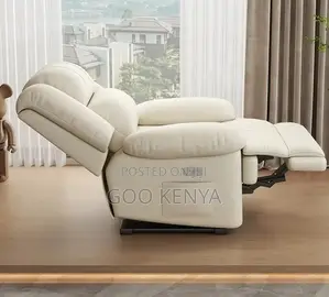 Home Sofa; Modern Leather Living Room Recliner With Extendable Design