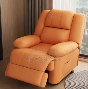Home Sofa; Modern Leather Living Room Recliner With Extendable Design