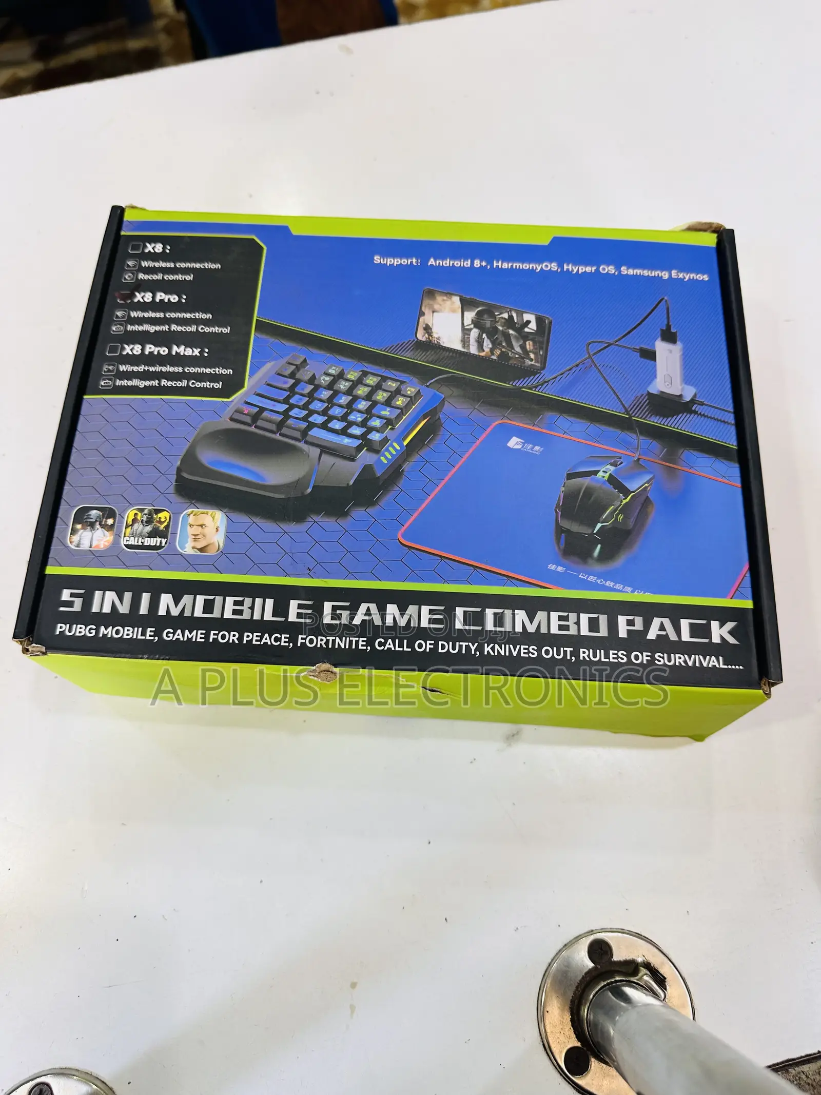 Five in One Wireless Mobile Gaming Combo