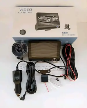 3 in 1 Dashboard Camera Records Front ,Rear and Interior