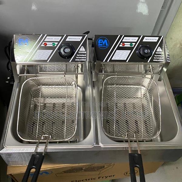 12 Liters Professional Double Restaurant Electric Fryer