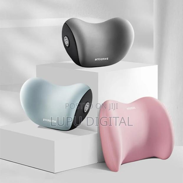 Car Lumbar Support Pillow Neck Pillow Set Memory Foam Headrest - thumbnail 2