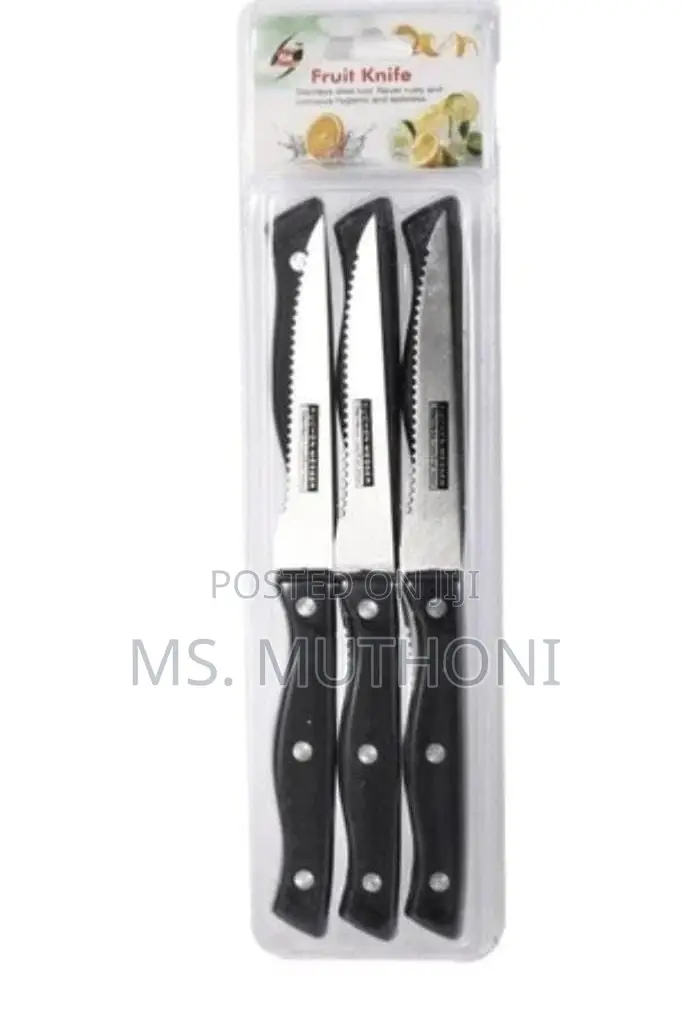 6 PCS Stainless Steel Dessert / Steak Knife *