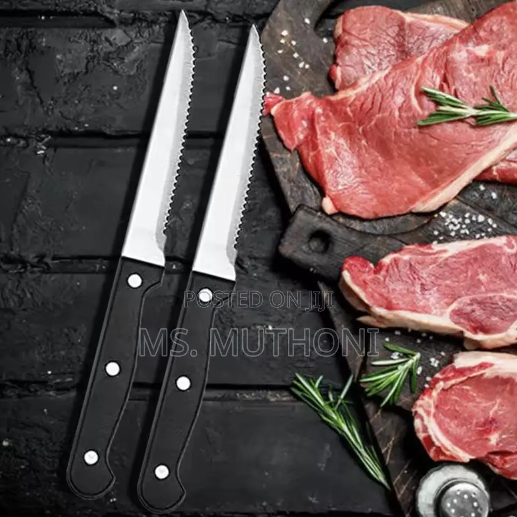 6 PCS Stainless Steel Dessert / Steak Knife *