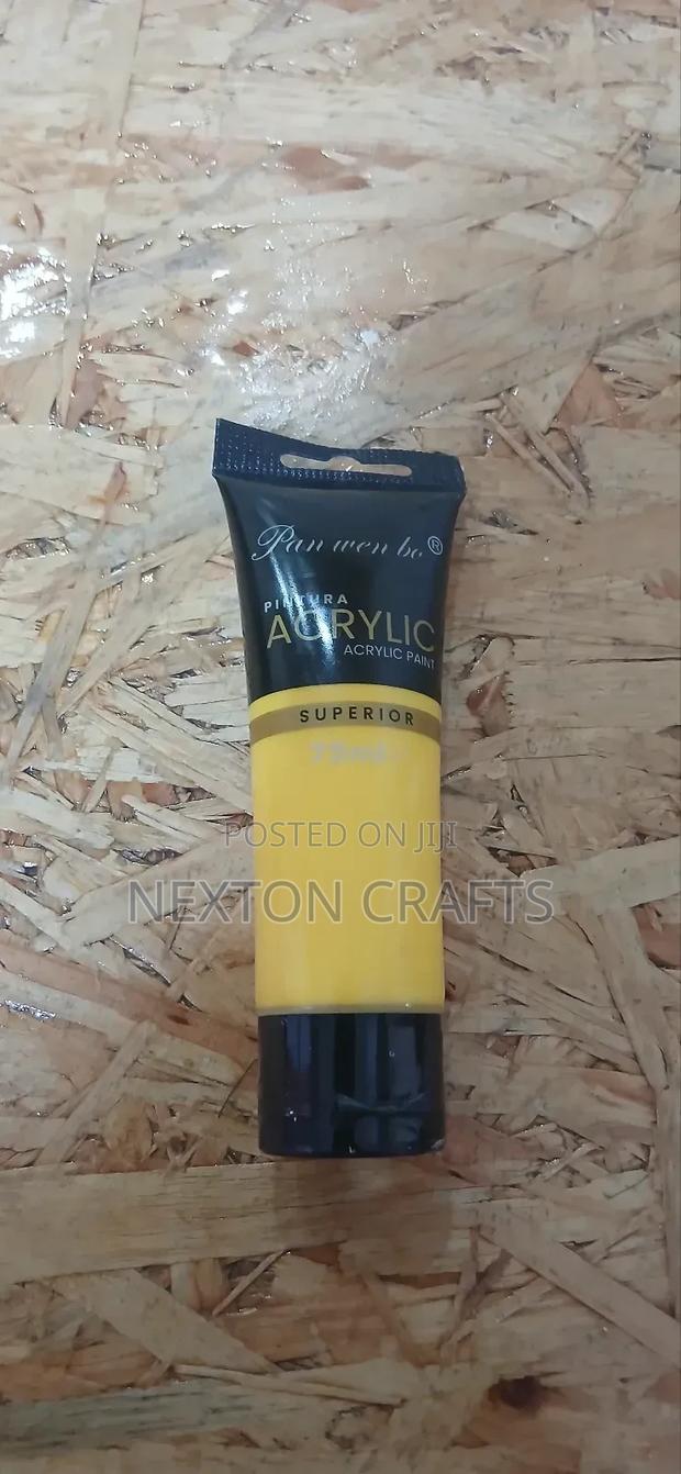 Middle Yellow Acrylic Paint 120 Ml - main view