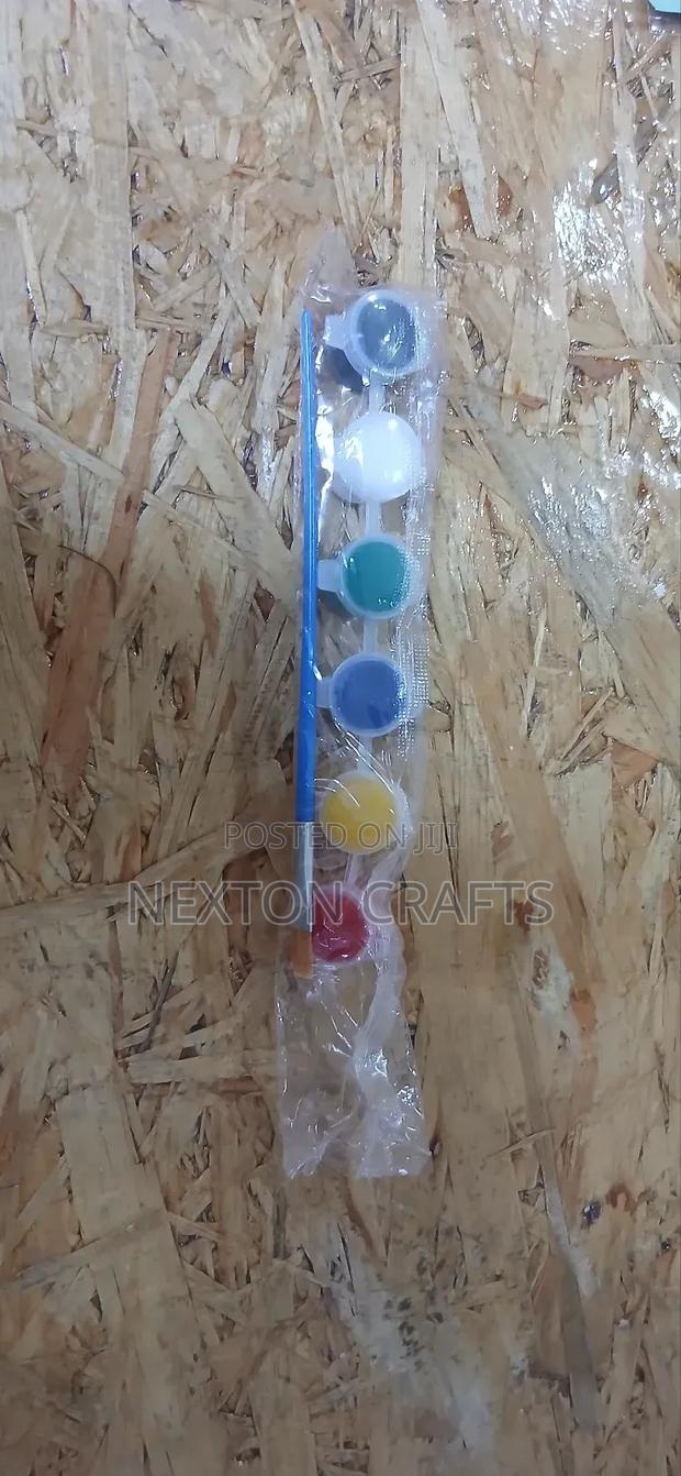 6 PCS 3ml Acrylic Paints With Brush - main view